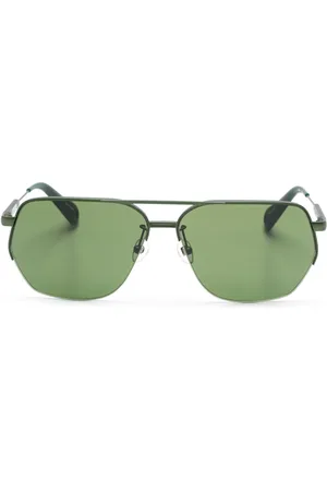 Linda Farrow Lentes de sol con armazón estilo piloto de x Jacquemus