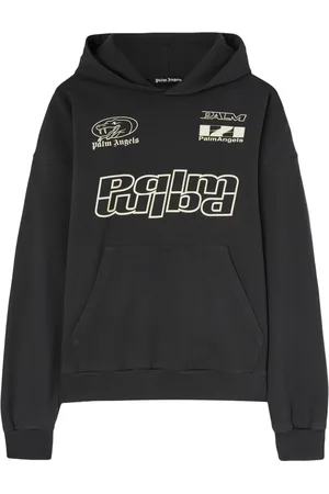 Palm Angels Hoodie con estampado de piel de serpiente