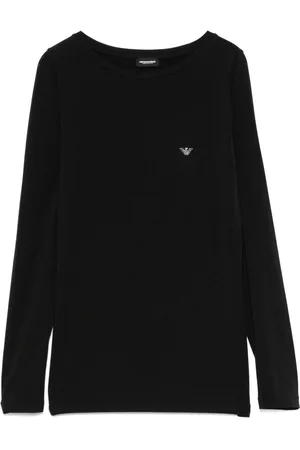 Emporio Armani Playera con aplique del logo