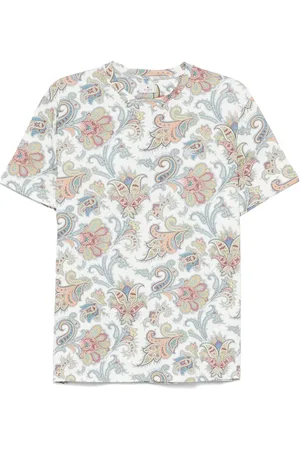Etro Playera con estampado de cachemira