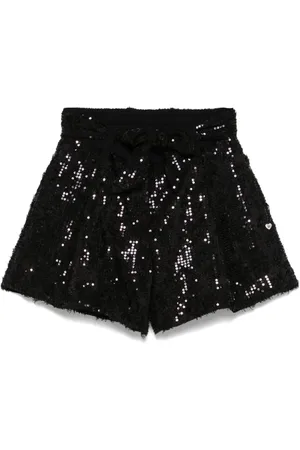 MONNALISA Shorts con lentejuelas