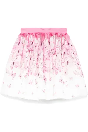 MONNALISA Falda con estampado de mariposas