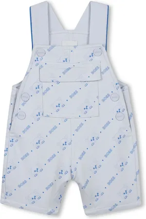 HUGO BOSS Overol con logo estampado