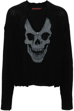OTTOLINGER Suéter con calavera estampada