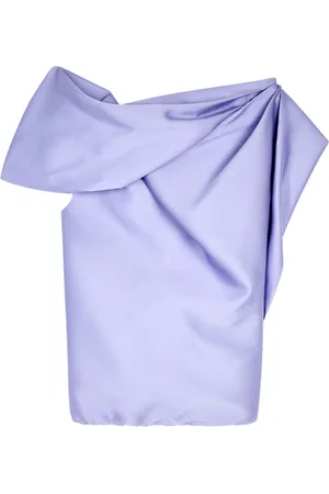 DRIES VAN NOTEN Top drapeado sin mangas