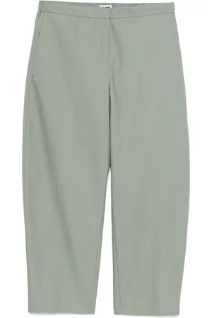 Jil Sander Pantalones con logo bordado