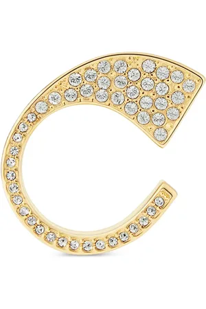 Courrèges Anillo con detalles de cristal