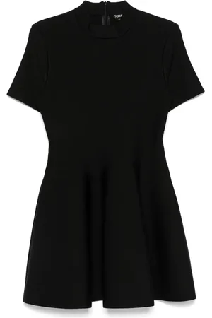 Tom Ford Vestido corto con diseño acampanado