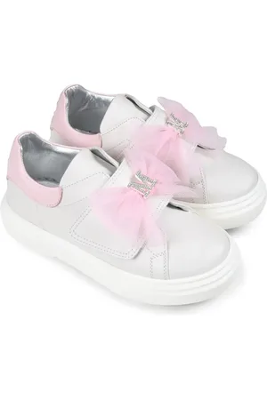 MONNALISA Tenis con logo de strass