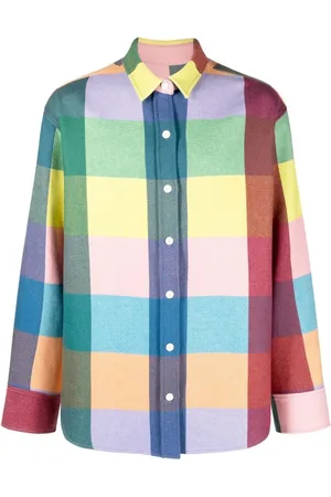 THE ELDER STATESMAN Camisa con cuadros estampados