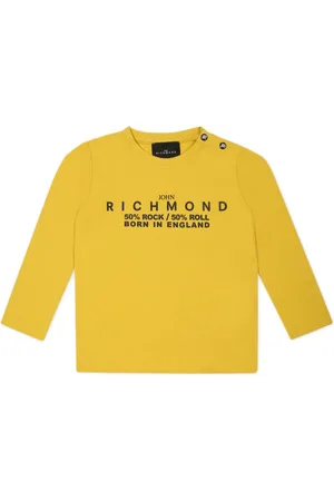 John Richmond Playera con logo estampado