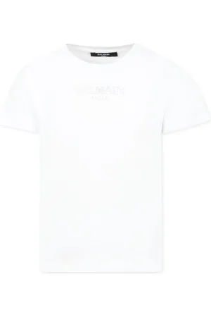 Balmain Playera con logo y detalles