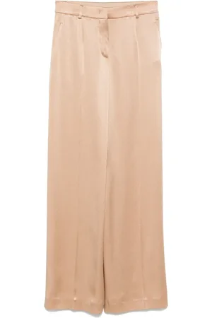 Alberta Ferretti Pantalones de satén