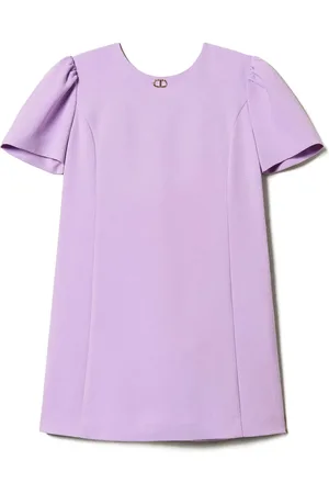 Twin-Set Vestido con placa del logo