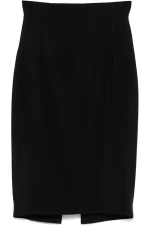 MUGLER Falda midi con aberturas