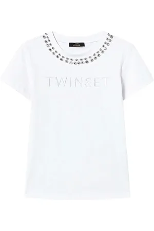 Twin-Set Playera con logo bordado
