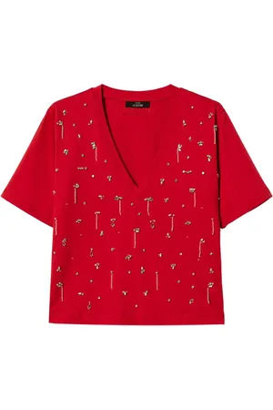 Twin-Set Playera corta con bordado
