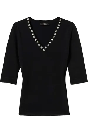 Twin-Set Playera con detalles de strass