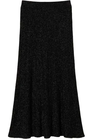 Twin-Set Falda midi con diseño tejido