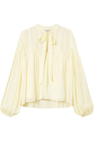 Twin-Set Blusa con rayas en jacquard