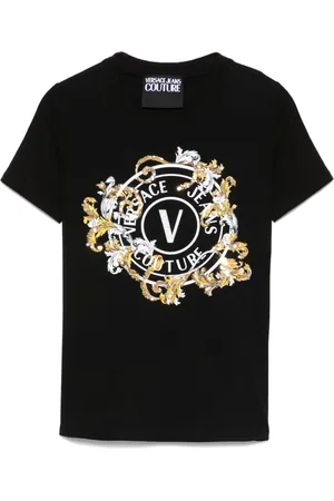VERSACE Playera con logo estampado