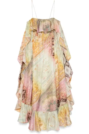 ZIMMERMANN Vestido largo Tallow