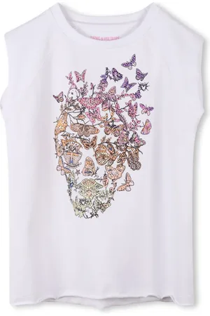 Zadig & Voltaire Camiseta con estampado de mariposas