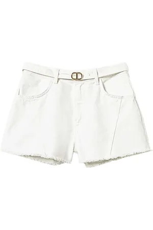 Twin-Set Shorts de mezclilla Oval T