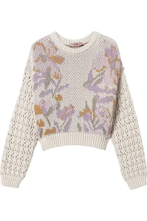 Twin-Set Suéter con motivo floral en jacquard