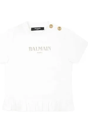 Balmain Playera con logo estampado