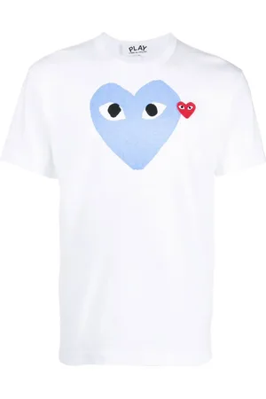 Comme des Garçons Playera con corazón estampado
