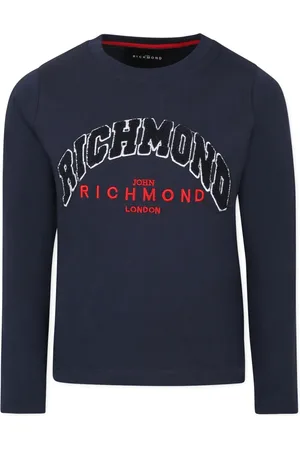 John Richmond Sudadera con logo en relieve