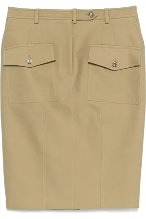 Tom Ford Falda midi de sarga