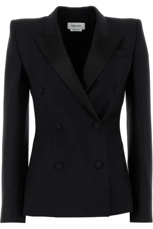 Alexander McQueen Blazer con doble botonadura