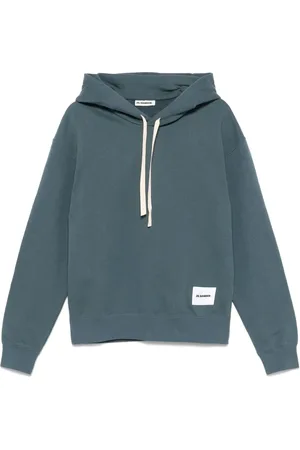 Jil Sander Hoodie con parche del logo