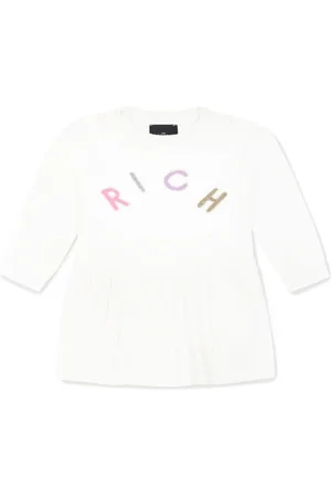 John Richmond Vestido corto con logo en relieve