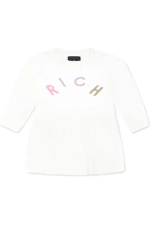 John Richmond Vestido corto con logo en relieve