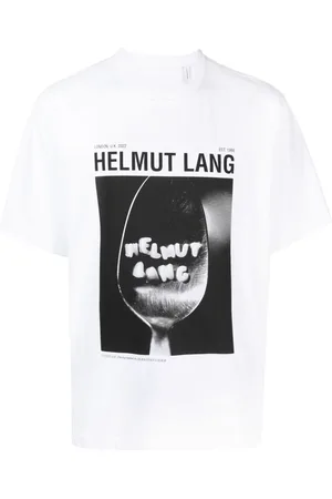 Helmut Lang Playera con fotografía estampada