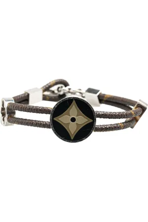 LOUIS VUITTON Pulsera 20th Century Monogram Sterling Silver Brasserie Fleur