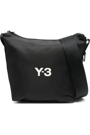 Y-3 Mochila tipo mensajero con logo estampado de x adidas