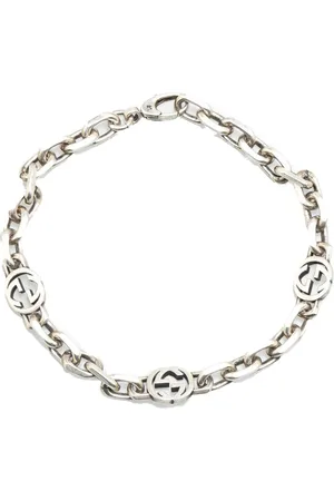 Gucci Pulsera 21st Century Silver Interlocking G Chain