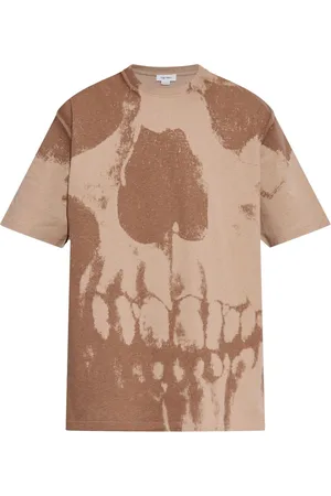Alexander McQueen Playera con motivo Skull