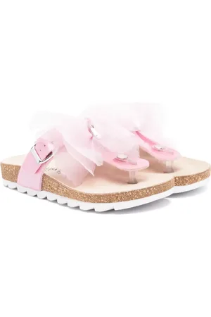 MONNALISA Sandalias con aplique de mariposa