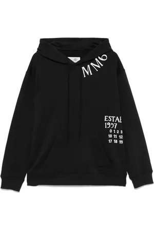 Maison Margiela Hoodie con números estampados