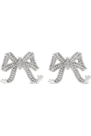 Self-Portrait Aretes con motivo de moño
