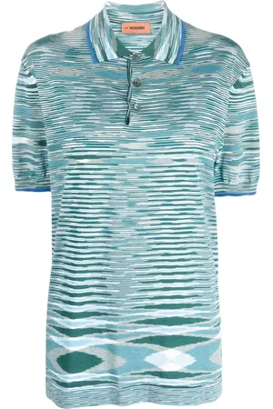 Missoni Playera tipo polo con rayas estampadas