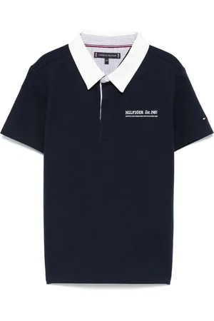 Tommy Hilfiger Playera tipo polo con logo bordado