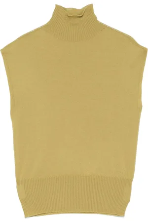 Rick Owens Chaleco con cuello tortuga