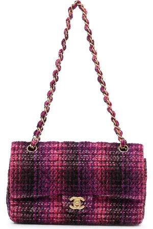 CHANEL Bolsa de hombro Medium Classic Tweed Double Flap 2009-2010