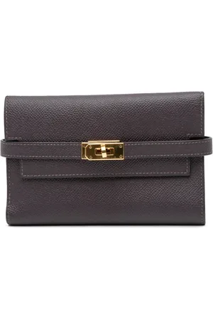 Hermès Cartera Medium Epsom Verso Kelly Wallet 2019